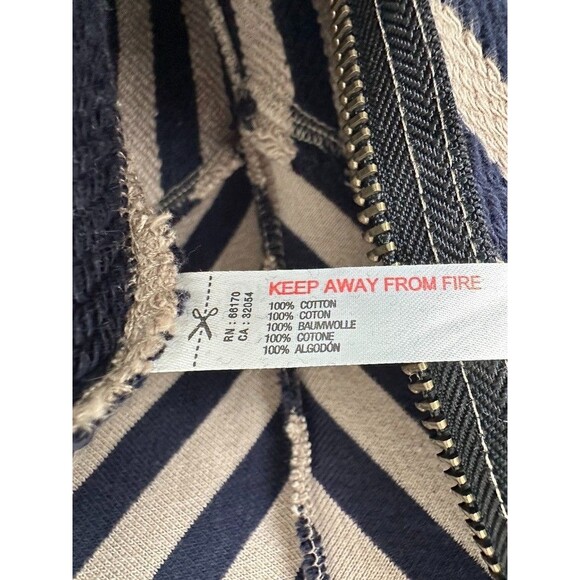 Free People Cruel Summer Beach Striped Ground Coriander Jumpsuit Women's Small - Picture 7 of 11